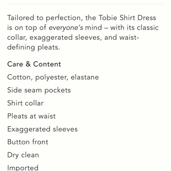 Anthropologie Exquise Tobie Smocked Shirt Dress - Picture 6 of 6